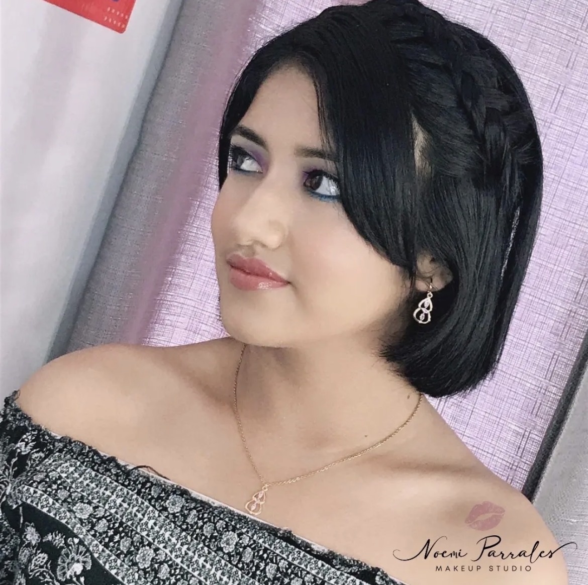 Maquillaje de quinceañera profesional - Noemi Parrales Beauty Studio Piura